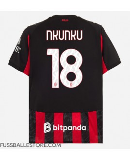 Günstige AC Milan Christopher Nkunku #18 Heimtrikot 2025-26 Kurzarm